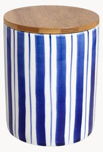 Barattolo con coperchio in bambù New Milk & C Stripes