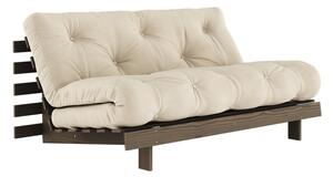 Divano letto beige e crema 160 cm Roots - Karup Design