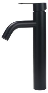 Solidchoice - Rubinetto per lavabo con beccuccio curvo e accessori di collegamento completi