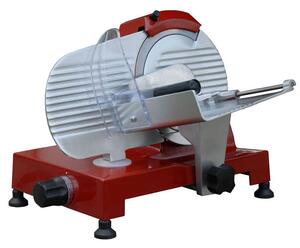 Affettatrice a Gravita Professionale per famiglia lama da 220 AFP rossa 150 watt con affilatorio fisso colore rosso