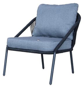 Sedia da giardino nera North - Bonami Selection