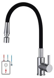 Solidchoice - Rubinetto da cucina con bocchetta flessibile e 2 modalità di erogazione