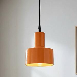 PR Home Lampada a sospensione Solo Small con spina Ø13cm, arancione, Giallo / Arancione, Soggiorno / Sala da pranzo, Metallo