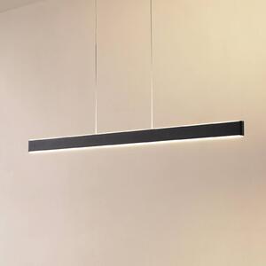 Lucande Lampada LED a sospensione Smart Mylosh, nera, CCT, Tuya Mylosh Lucande, dimmerabile, Nero, Soggiorno / Sala da pranzo, Alluminio, Moderno