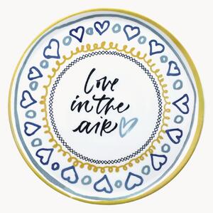 Set di 6 piatti rotondi per pizza Cinzia Love In The Air