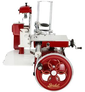 Affettatrice Elettrica manuale a volano BERKEL B3 lama da 300 mm 85x67xh70cm- peso 46 kg Affilatoio incluso colore ROSSO