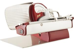 Affettatrice domestica BERKEL 200 mm modello Home Line-200, 640x318xh284 mm - kg 12,50 in lega di alluminio leggero colore rosso