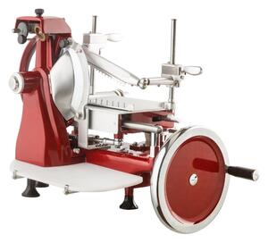 Affettatrice manuale 250 volano Pieno Dimensioni 68x52xh51 cm- peso 33 kg - Lama 250 mm in alluminio acciaio e verniciatura a fuoco rossa