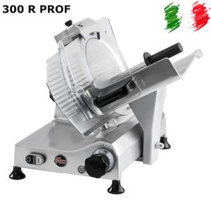 Affettatrice a Gravit� Professionale 300 AF R con affilatoio Fisso per lama 65x49xh 44 cm - Lama 300 mm -19,00 g in Fusione di alluminio