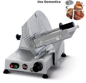 Affettatrice domestica a Gravit� FAC S 220 con affilatoio Staccato per lama 58x42xh34 cm - Lama 220 mm - 13,5 Kg in lega leggera di alluminio