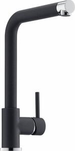 Miscelatore NABER GRAMIX 1 in NERO con bocca fissa / Miscelatore da cucina / Miscelatore monocomando