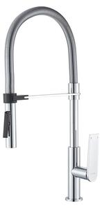 Rubinetto da cucina professionale con tubo flessibile