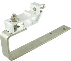 Gancio per tetti in ardesia Alumero, montaggio rapido, 30x5 mm, acciaio inossidabile, 1 pz