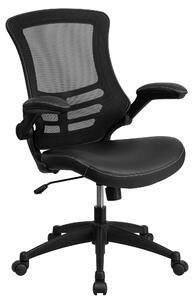 Sedia da ufficio ergonomica con rotelle e schienale in rete