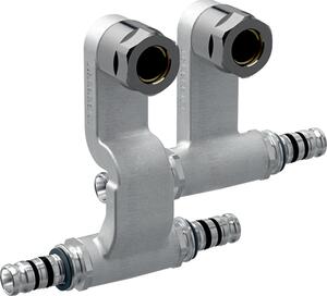 Geberit GE Mepla, set di raccordi per battiscopa, d20 mm, con Eurokonus, 1 pz
