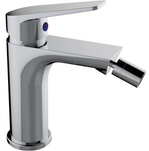 Schläfer 26505015 | Miscelatore Monocomando per Bidet Bagno serie Leonardo con Scarico automatico 1 1/4, Rubinetto Monoforo Cartuccia diam35mm Cromo Argento, Italy