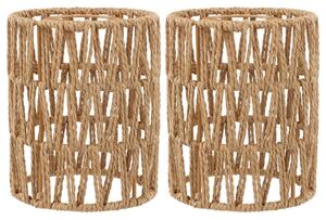 Omgoods - Paralume in vimini bohémien, 12 cm, per lampadari a sospensione
