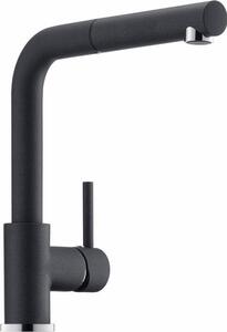 Miscelatore NABER GRAMIX 2 in NERO con bocca estraibile / Miscelatore da cucina / Miscelatore monocomando
