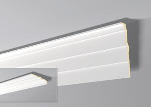 Modanatura del soffitto NMC AD21 ARSTYL Noel Marquet Battiscopa decorativo Battiscopa decorativo moderno colore bianco 2 m