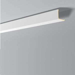 Modanatura di copertura NMC L4 ARSTYL Noel Marquet Battiscopa decorativo Cornice del soffitto Modanatura decorativa moderna bianca 2 m