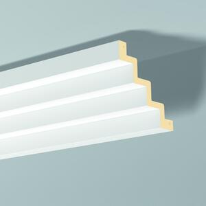 Modanatura del soffitto NMC Z51 ARSTYL Noel Marquet Battiscopa decorativo Battiscopa decorativo moderno bianco 2 m