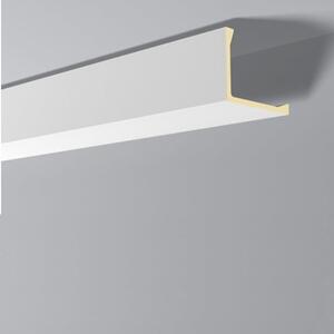 Modanatura di copertura NMC L5 ARSTYL Noel Marquet Battiscopa decorativo Cornice del soffitto Modanatura decorativa moderna bianca 2 m