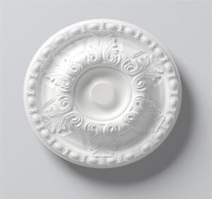Rosone da soffitto NMC R8 ARSTYL Noel Marquet Elemento decorativo classico colore bianco diametro 49,5 cm