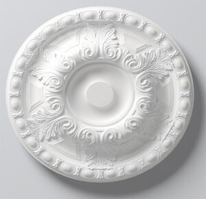 Rosone da soffitto NMC R18 ARSTYL Noel Marquet Elemento decorativo classico colore bianco diametro 60 cm