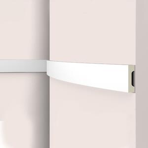 Rivestimento della parete NMC WD2 Flex ARSTYL Noel Marquet Rivestimento della porta flessibile Rivestimento decorativo Rivestimento del pavimento stile classico colore bianco 2 m