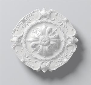Rosone da soffitto NMC R6 ARSTYL Noel Marquet Elemento decorativo classico colore bianco diametro 42 cm