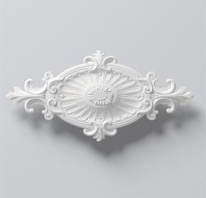 Rosone da soffitto NMC R1 ARSTYL Noel Marquet Elemento decorativo classico bianco 60,5 x 31 cm