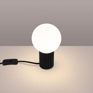 Sollux SL.1716 - Lampada da tavolo HALO 1xG9/8W/230V diametro 12 cm nero
