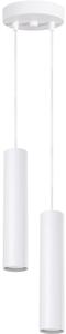 Sollux SL.1868 - Lampadario a sospensione con cavo LAGOS 2xGU10/10W/230V bianco