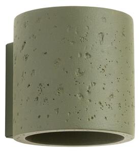 Sollux SL.1839 - Faretto da parete ORBIS 1xG9/8W/230V cemento/verde