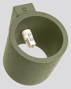 Sollux SL.1839 - Faretto da parete ORBIS 1xG9/8W/230V cemento/verde