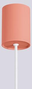 Sollux SL.1754 - Lampadario a sospensione con filo HALO 1xG9/8W/230V diametro 12 cm rosa