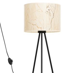 Sollux SL.1854 - Lampada da terra NEVIA 1xE27/15W/230V marmo/beige