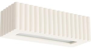 Sollux SL.1886 - Lampada da parete RIGATA 1xE27/15W/230V ceramica/crema