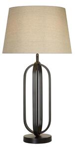 Searchlight EU91101NA - Lampada da tavolo CHIC 1xE27/60W/230V colore crema