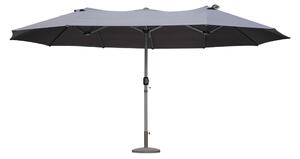 Ombrellone marrone chiaro 265x460 cm - Garden Pleasure