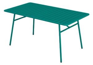 Tavolo da giardino L.160 cm in Metallo Verde Petrolio - MIRMANDE di MYLIA