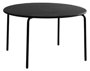 Tavolo da giardino tondo D.110 cm in Metallo Nero - MIRMANDE di MYLIA