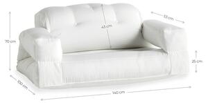 Divano letto bianco per esterni Design OUT™ Bianco Hippo - Karup Design
