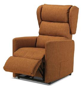 Poltrona Alzapersona 72x80-175x111 cm con Bracciolo Fisso Dispositivo Medico 1 in Poliestere Nosteo Lenny 641 Marrone