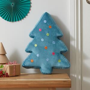 Cuscino decorativo in velluto con motivo natalizio 34x40 cm Christmas Tree - Catherine Lansfield