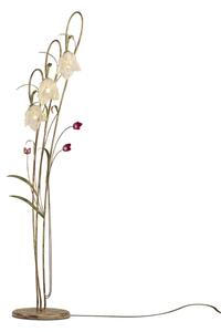Lampada da terra TULIPANO 3xE14/40W/230V vetro di Murano