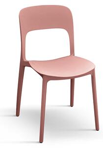 Sedia <b>Luana rosa set da 4 sedie</b>