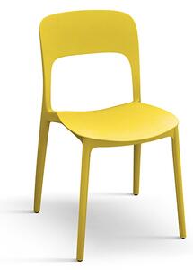 Sedia <b>Luana giallo set da 4 sedie</b>