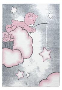 Tappeto per bambini rosa e grigio 140x200 cm Kids - Ayyildiz Carpets