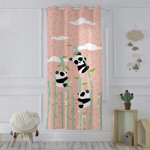 Tenda rosa in cotone per bambini, 140 x 265 cm Panda Garden - Moshi Moshi